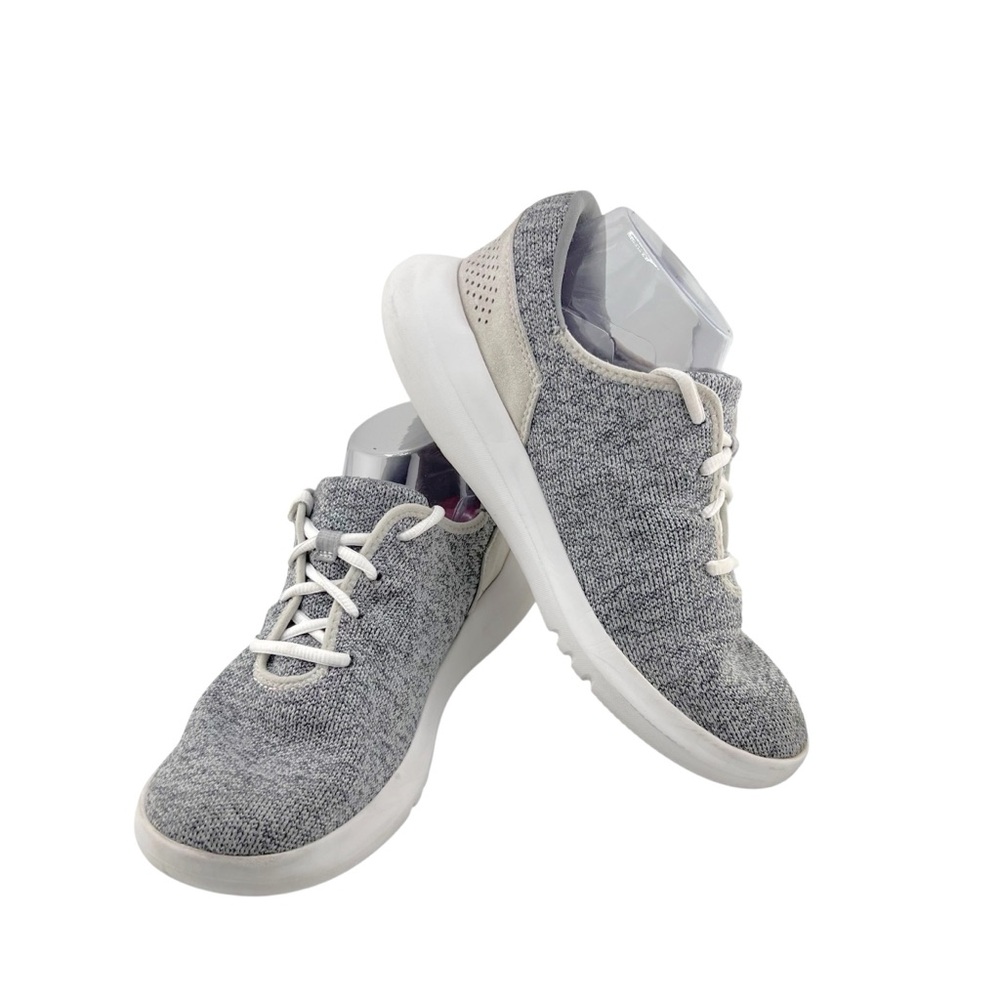 Kizik Madrid Hands Free Eco Knit Sneakers Womens 9 Mens 7.5 Gray Unisex Comfort